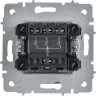 Выключатель 3-клавишный IEK BR-V30-0-10-K91 СП BRITE ВС10-3-0-БрАБ белый