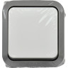 Выключатель кнопочный IEK TORS 10А IP55 белый TS-V14-0-10-55-K41